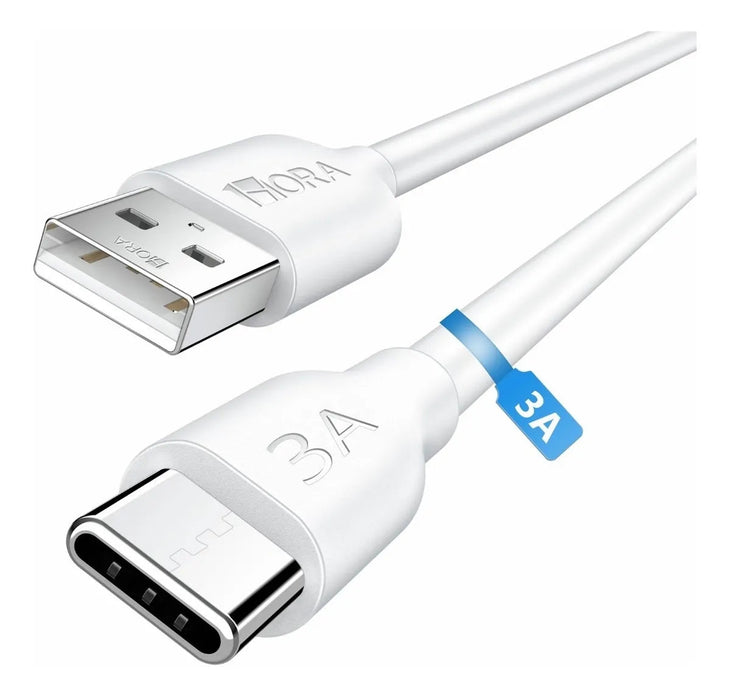 1HORA DATA CABLE CCA251 WHITE A C 3A 1M