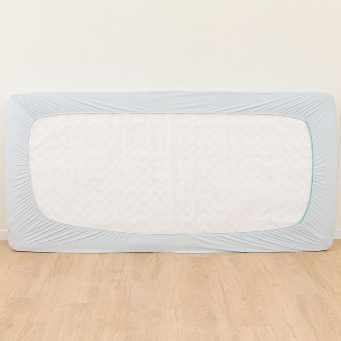 STRETCH FITTEDSHEET38 NFIT FT03 PLAIN BL SS-S