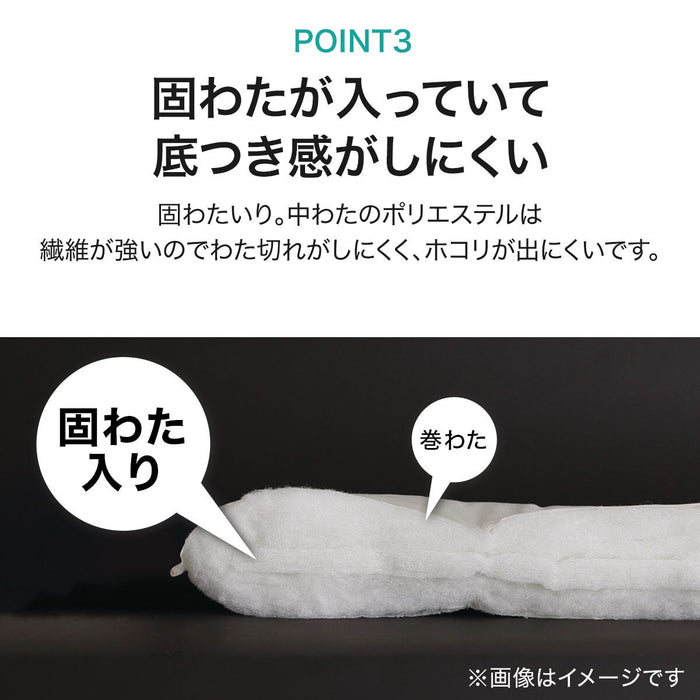 จัดเก็บง่ายที่นอนโพลีเอสเตอร์ต้านเชื้อแบคทีเรีย 3 D F2201