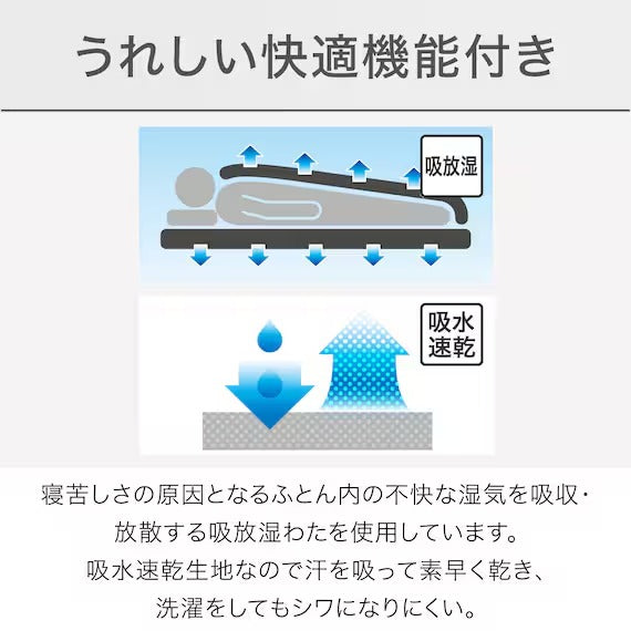 แผ่นรองที่นอนไร้ยางพารา N COOL WSP S DBL S2403