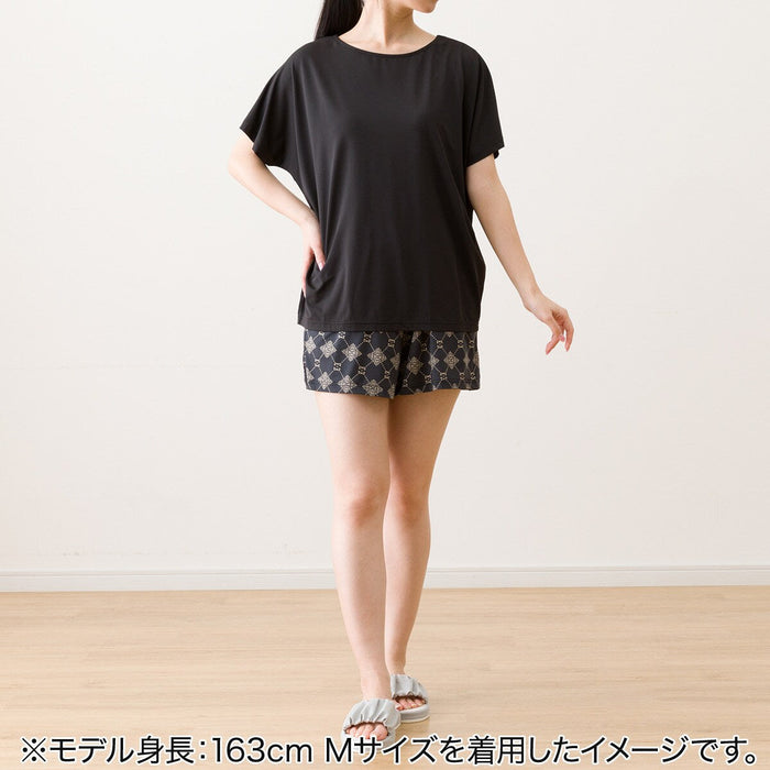 WOMEN'S SUPER COOL DOLMAN SLEEVE T-SHIRT BK M