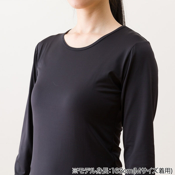 เสื้อเชิ้ตแขนยาวผู้หญิง SUPERCOOL UV-CUT BK M