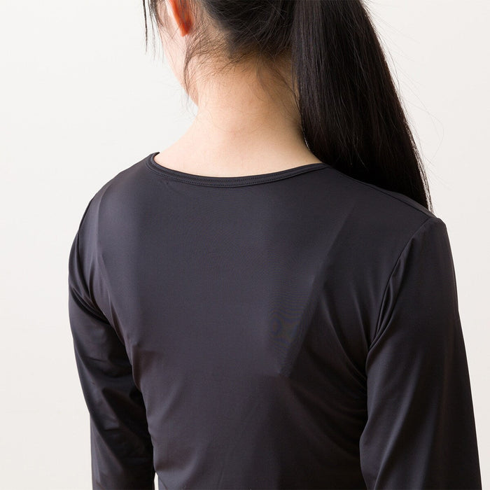 เสื้อเชิ้ตแขนยาวผู้หญิง SUPERCOOL UV-CUT BK M