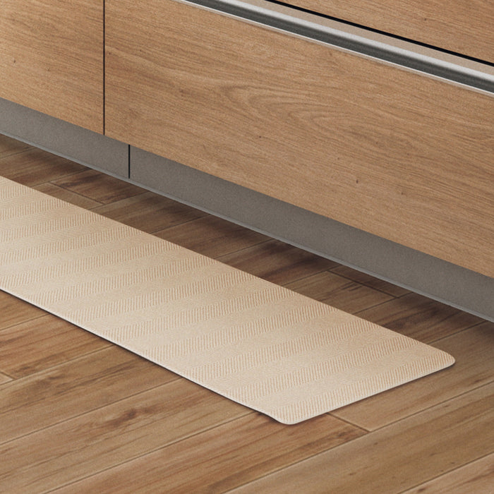 พรมปูพื้นพีวีซี ลายก้างปลา BE 45X180