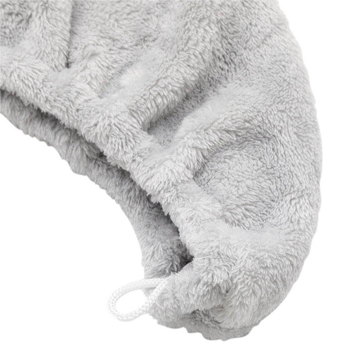 หมวกคลุมผม FLANNEL BATH LGY QE05