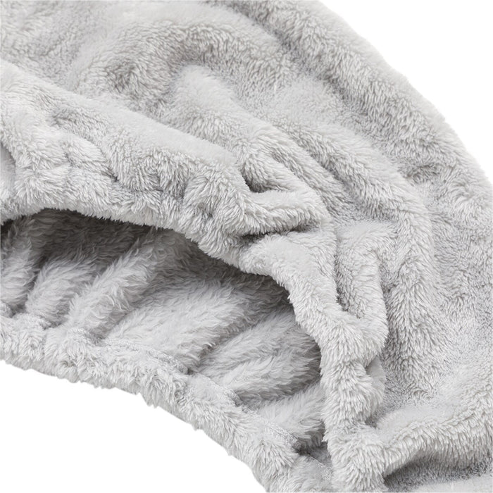 หมวกคลุมผม FLANNEL BATH LGY QE05