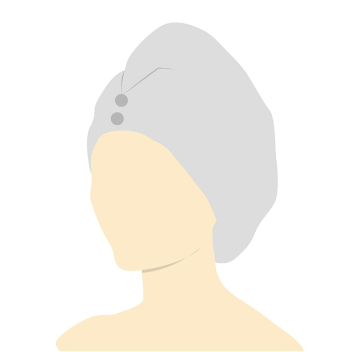 หมวกคลุมผม FLANNEL BATH LGY QE05