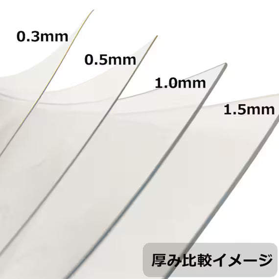 PVC CLEAR TABLE CLOTH M0.5MM120X200