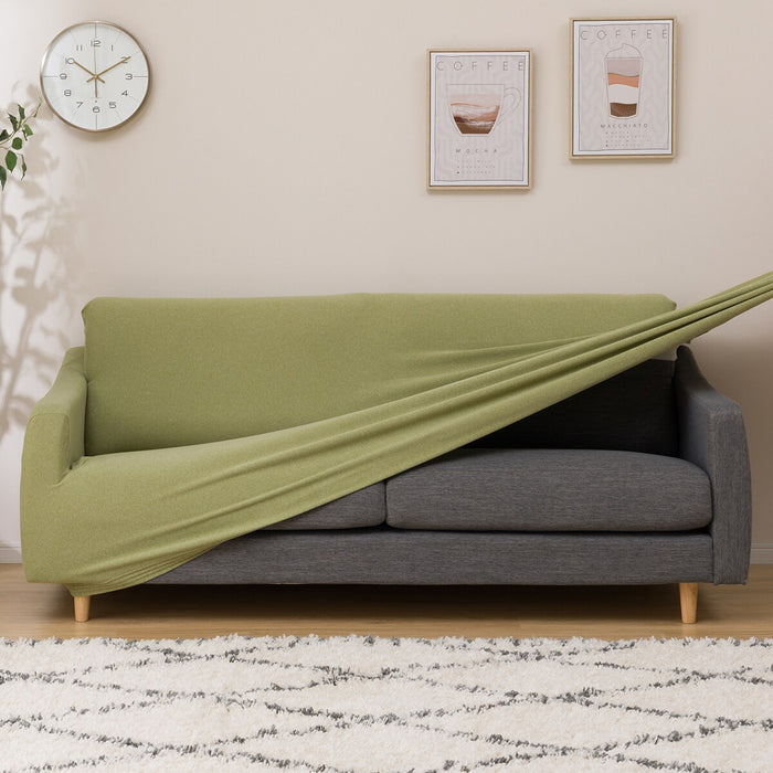 ผ้าหุ้มโซฟาปรับยืดได้มีท้าวแขน 3P GR