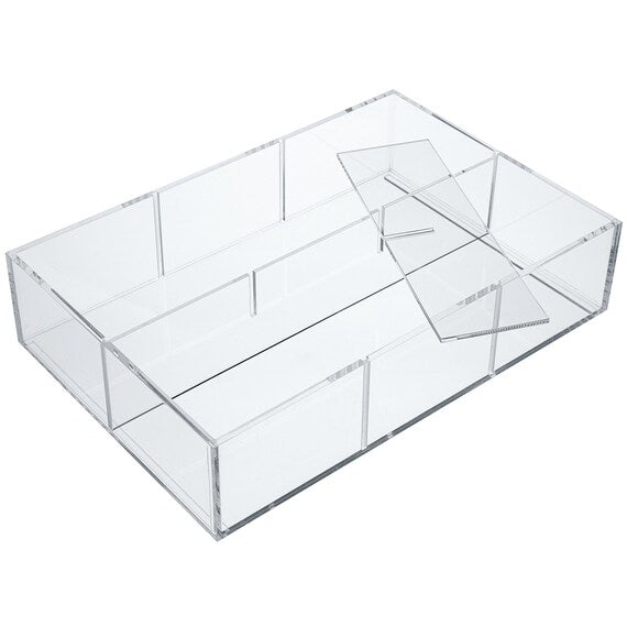 ACRYLIC 6DIVIDED OPEN BOX W26D17H6