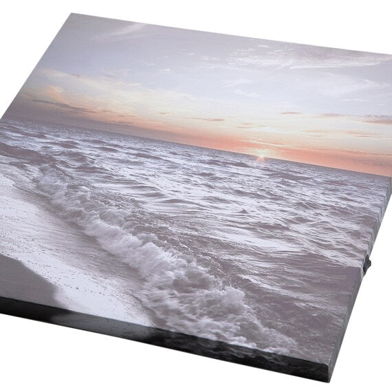 LED CANVAS POSTER SUNSET 38X38