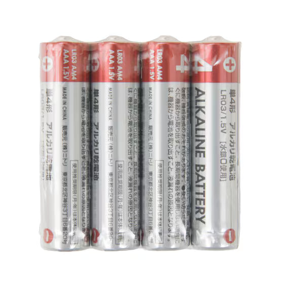 ALKALINE BATTERY AAA/4P NP4