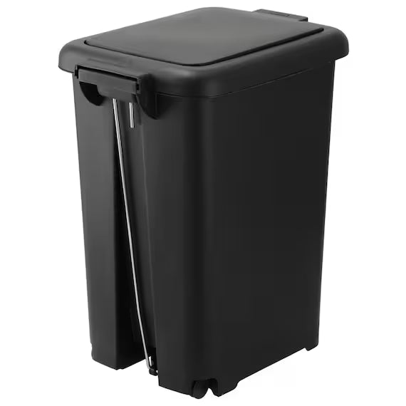 DEODORIZE 2WAY PEDAL PAIL 45L BK