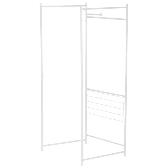 PANEL DRYING RACK WITH SHELF WH BH05