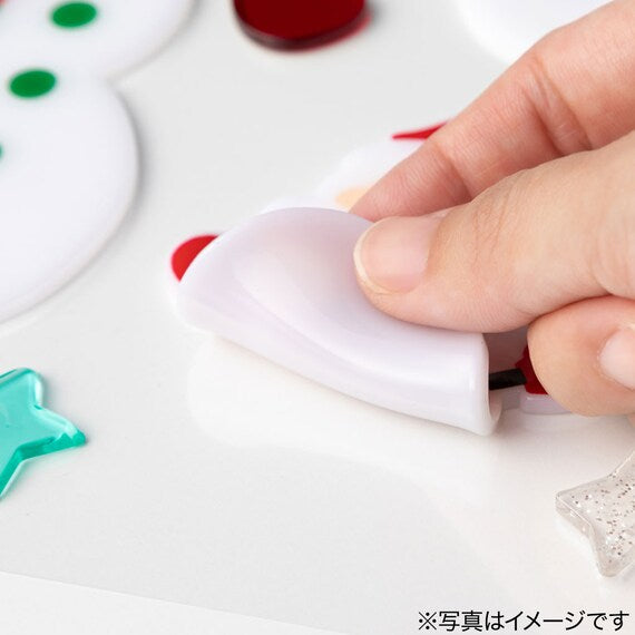 CHRISTMAS TPR WINDOW STICKER SNOWMAN&SANTA  N2TB