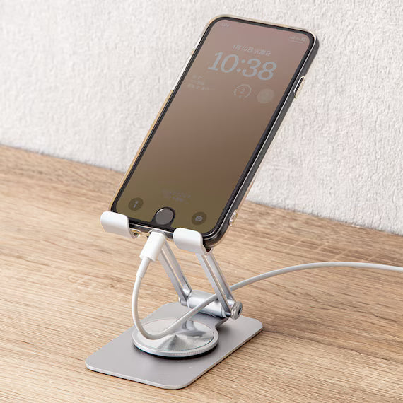 ขาตั้งโทรศัพท์แบบพับได้พร้อม REVOLVE IW01 SV