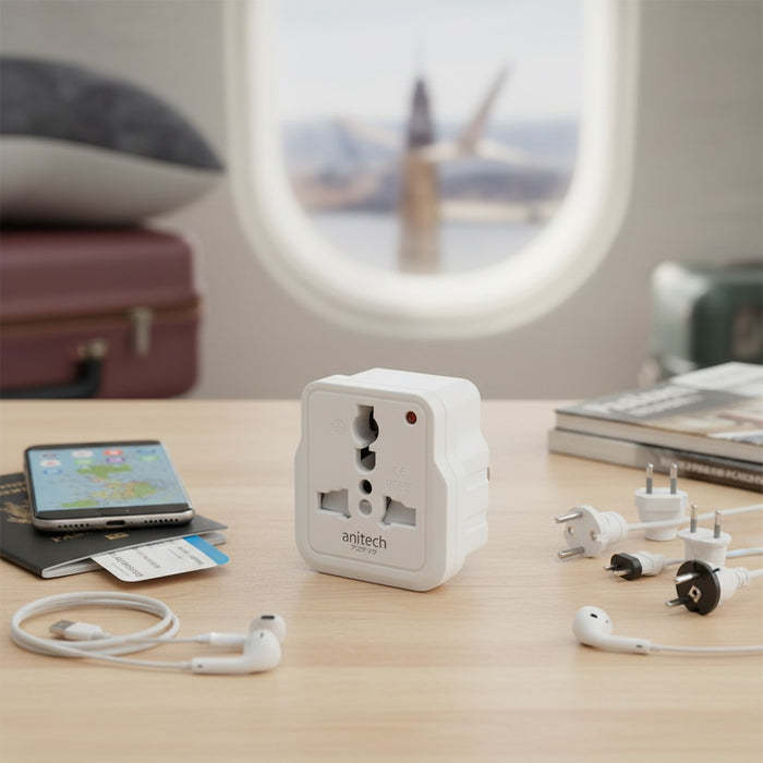 ANITECH H116 UNIVERSAL TRAVEL ADAPTER