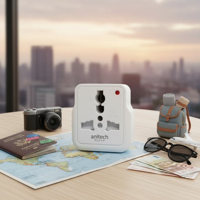 ANITECH H116 UNIVERSAL TRAVEL ADAPTER
