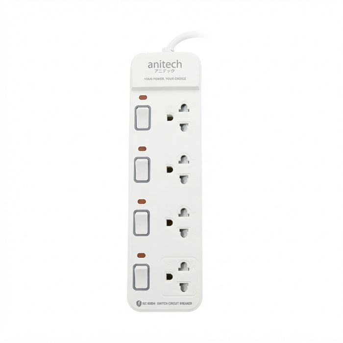 ANITECH PLUG H2143-WH