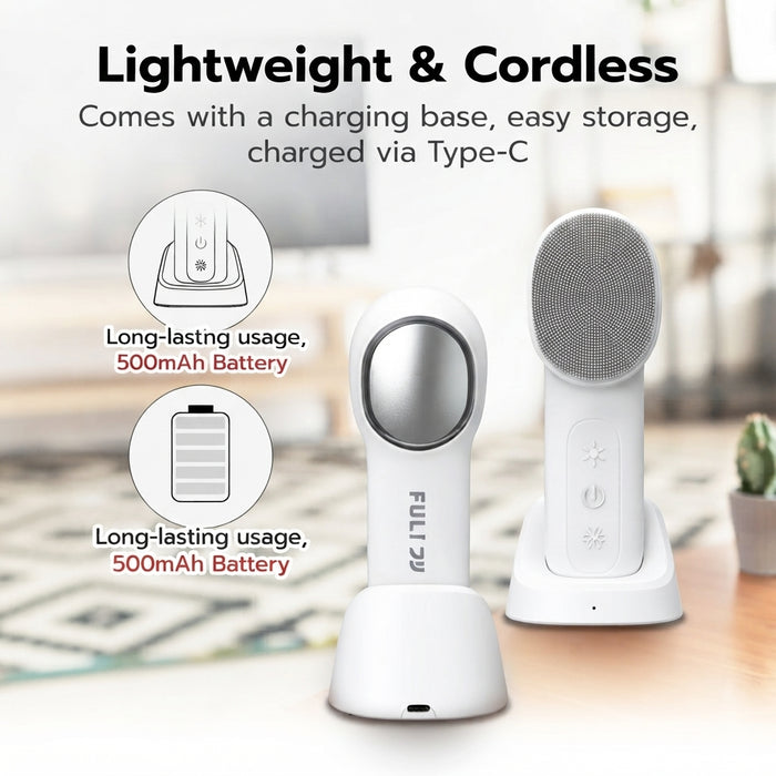 HOT&COLD SONIC FACIAL CLEANSING BRUSH