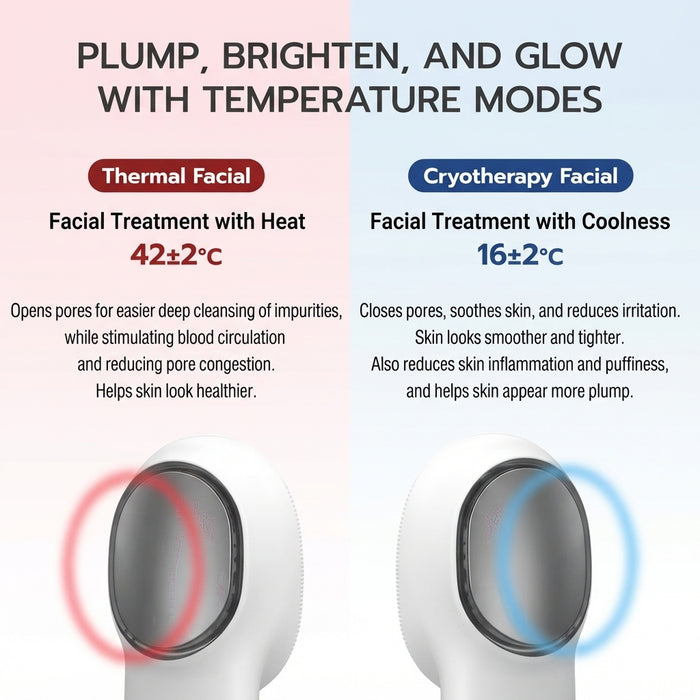 HOT&COLD SONIC FACIAL CLEANSING BRUSH