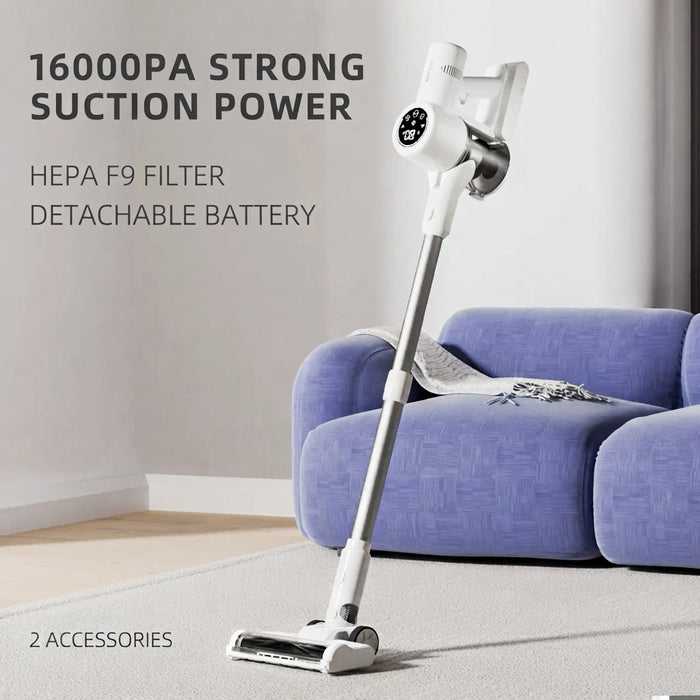 CORDLESS VACUUM CLEANER 010 150W 3 NOZZLES WH BS ADPT