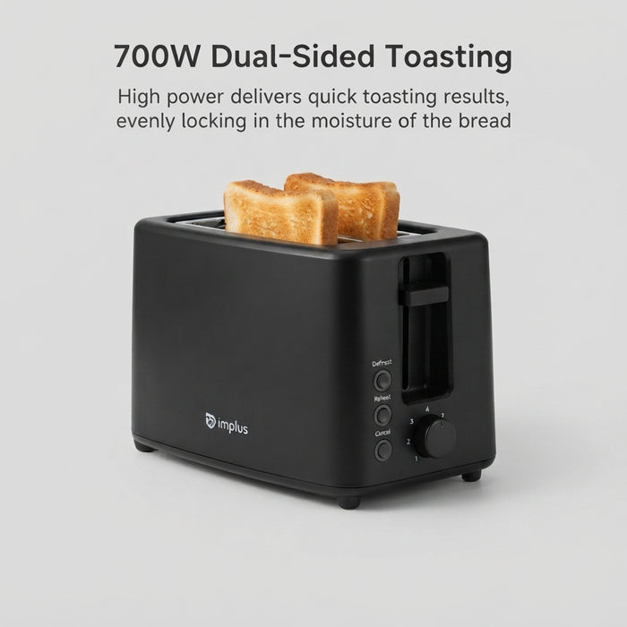 TOASTER 007 WITH GRILL BK BS