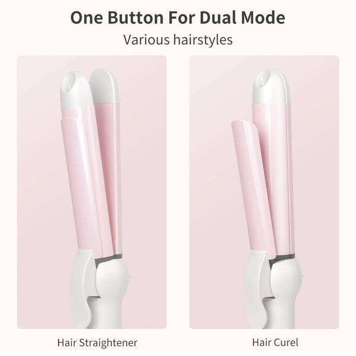 2-IN-1 STRAIGHTENING AND CURLING