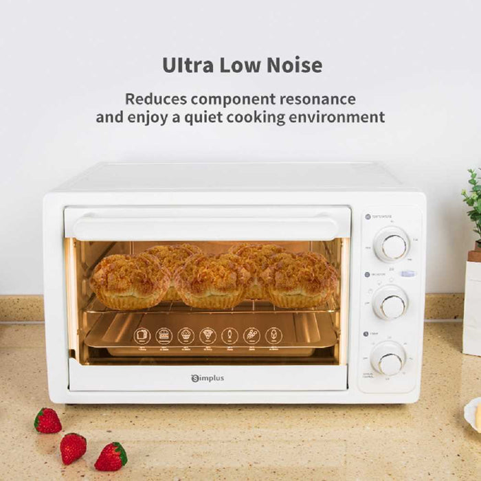 ELECTRIC OVEN 006-30L-BEIGE-TH THREE-PRONG PLUG