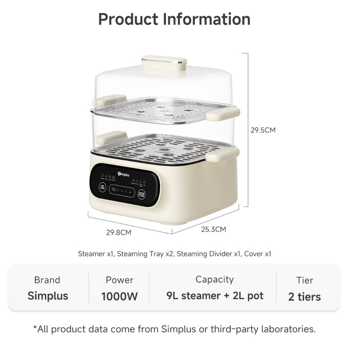 ELECTRIC FOOD STEAMER 004-3 CWH