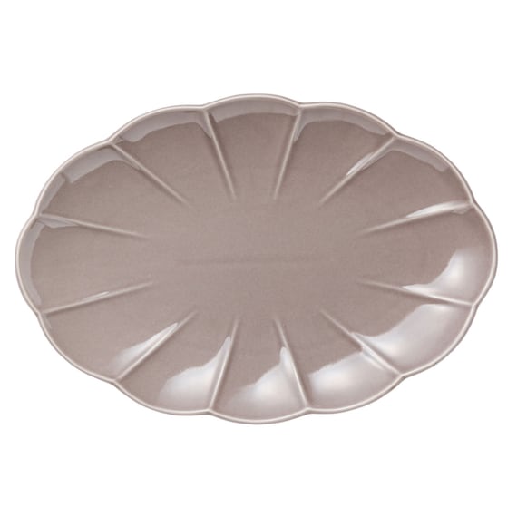 Oval plate SHINOGI MO