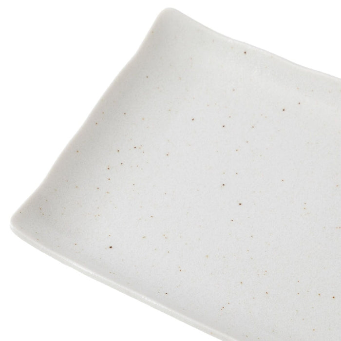 จานสี่เหลี่ยม ULTRA LIGHTWEIGHT 22x13CM KARU:ECLE SHIROKARATSU