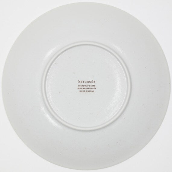 จานน้ำหนักเบา 25 ซม. KARUEKURE SHIROKARATU
