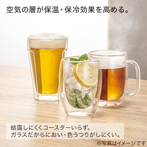 DOUBLE-WALL GLASS MUG245 WS01