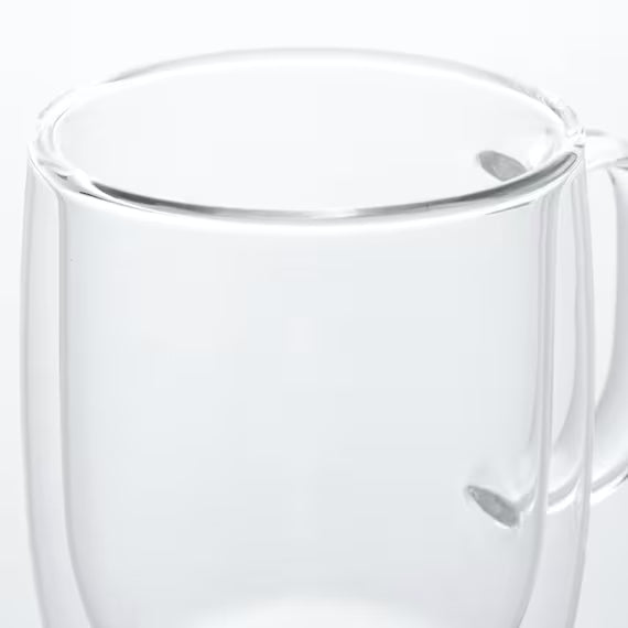 DOUBLE-WALL GLASS MUG410 WS01