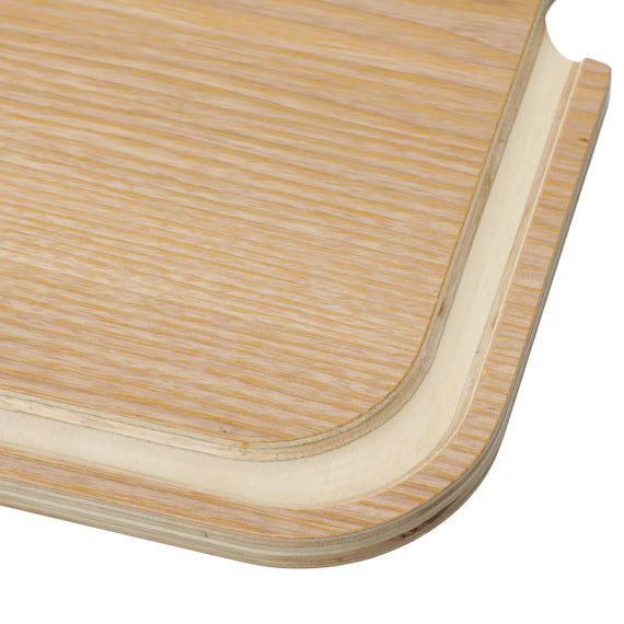 NON-SLIP WOOD TRAY FOR STEEL WAGON TROLLEY