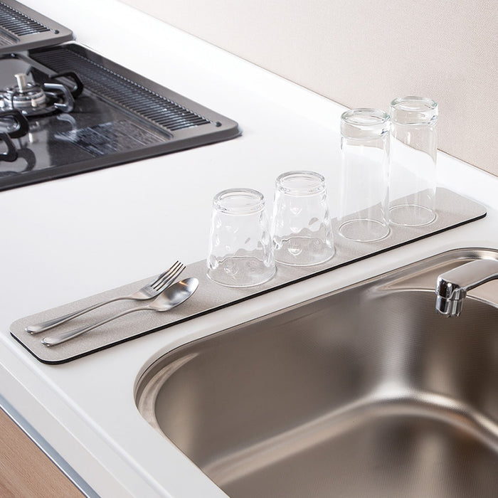 เสื่อรองจานพร้อมผงไดอะตอมไมต์ 10*60 LGY