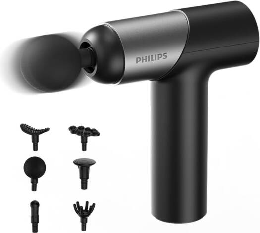 MASSAGER GUN PPM7323 7 GEAR  W/6