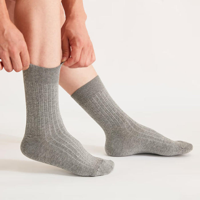 MEN SOCKS MID DGY