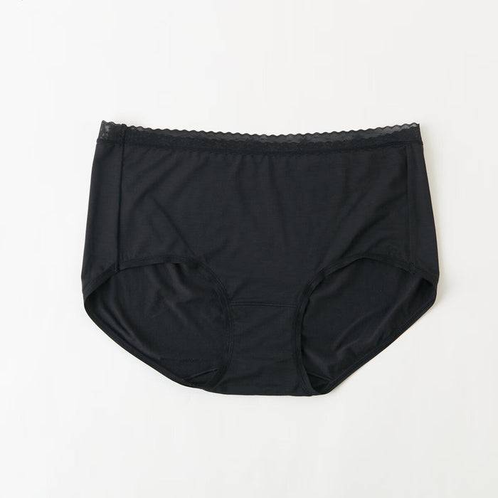 WOMEN MODAL LACE UNDERWEAR BK M