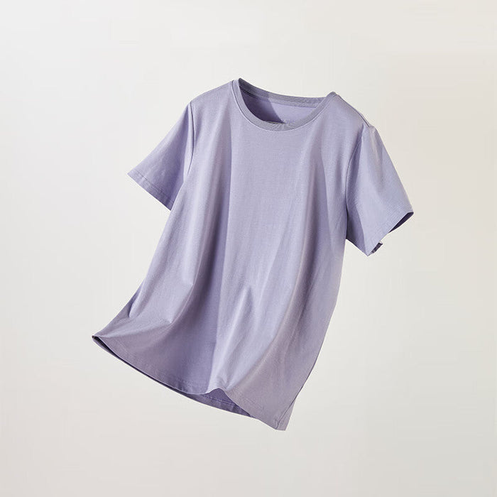 WOMEN MODAL COTTON UNECK SHORT PU M