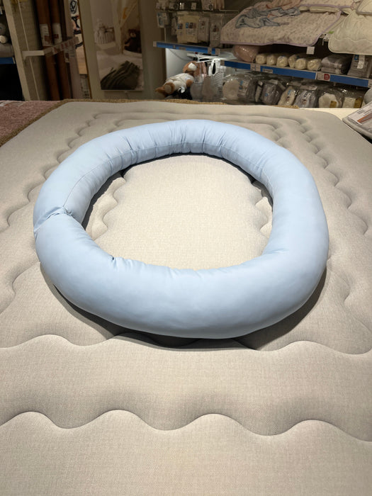 N COOL FLUFFY CIRCULAR PILLOW BLUE P2572