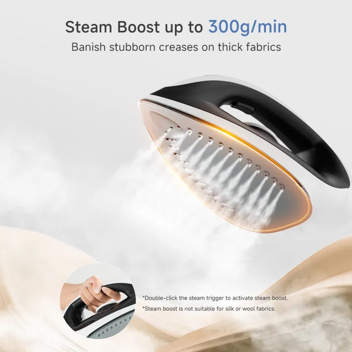 STEAM STATION IRON 021-BLACK AND WHITE-TH THREE-PRONG PLUG