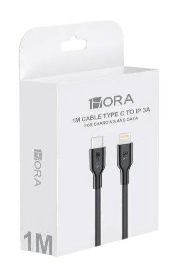 1HORA BRAIDED WIRE CAB273 BLACK C L 3A 1M