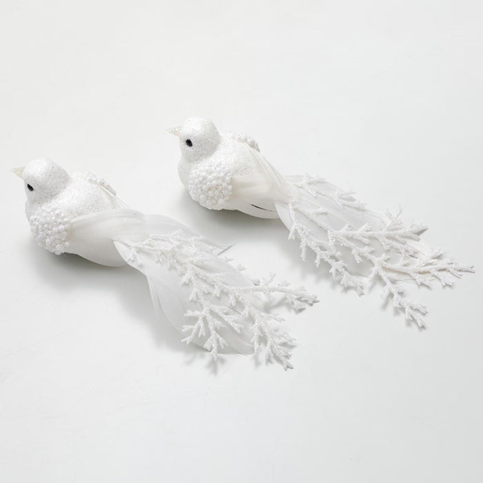 CHRISTMAS ORNAMENT BIRDS CLIP SET 2P H247044 N5AN