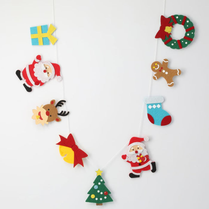 CHRISTMAS BANNER SANTA FRIENDS N2GL