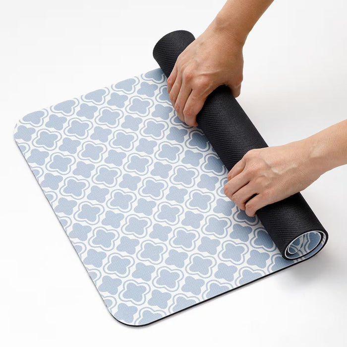 SOFT BATHMAT 38X59 QUARTERFOIL BL NA02