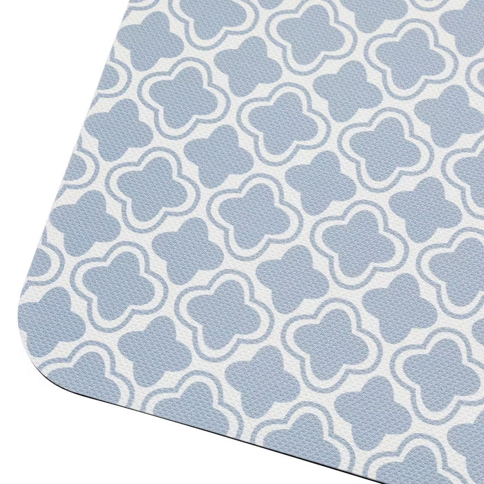 SOFT BATHMAT 38X59 QUARTERFOIL BL NA02