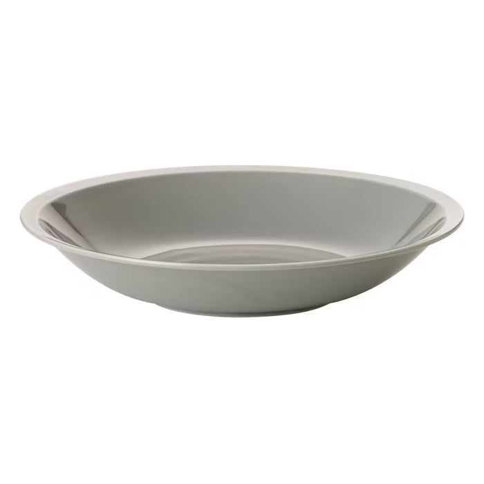 ULTRA LIGHTWEIGHT 22CM ROUND DEEP PLATE KARU:ECLE RIM PLATE GY