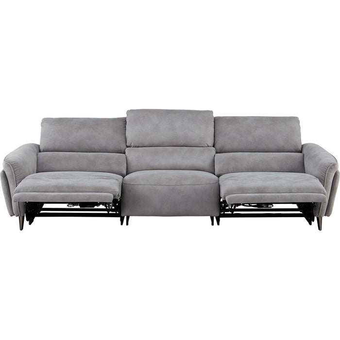 2M ELECTRIC WIDE 3 SEATER SOFA LS02 PEY GY